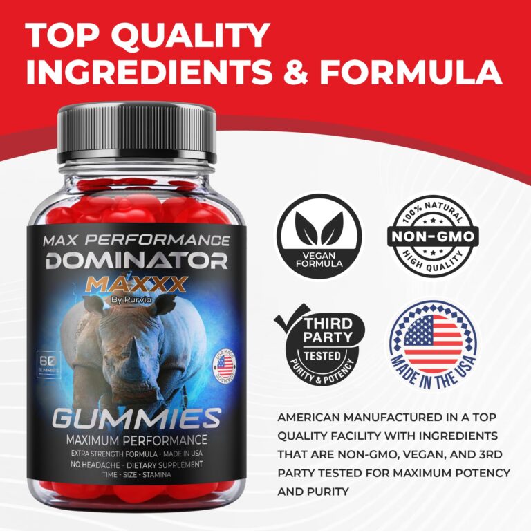 Dominator Maxx Gummies review